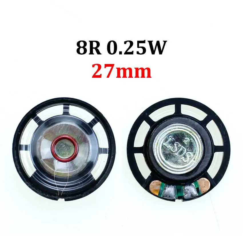JCD Mini Audio Portable Speakers 27mm 29MM 8R 32R 0.25W 8/32 Ohm Speaker External Magnetic Speaker DIY For Toy portable speaker,audio speaker