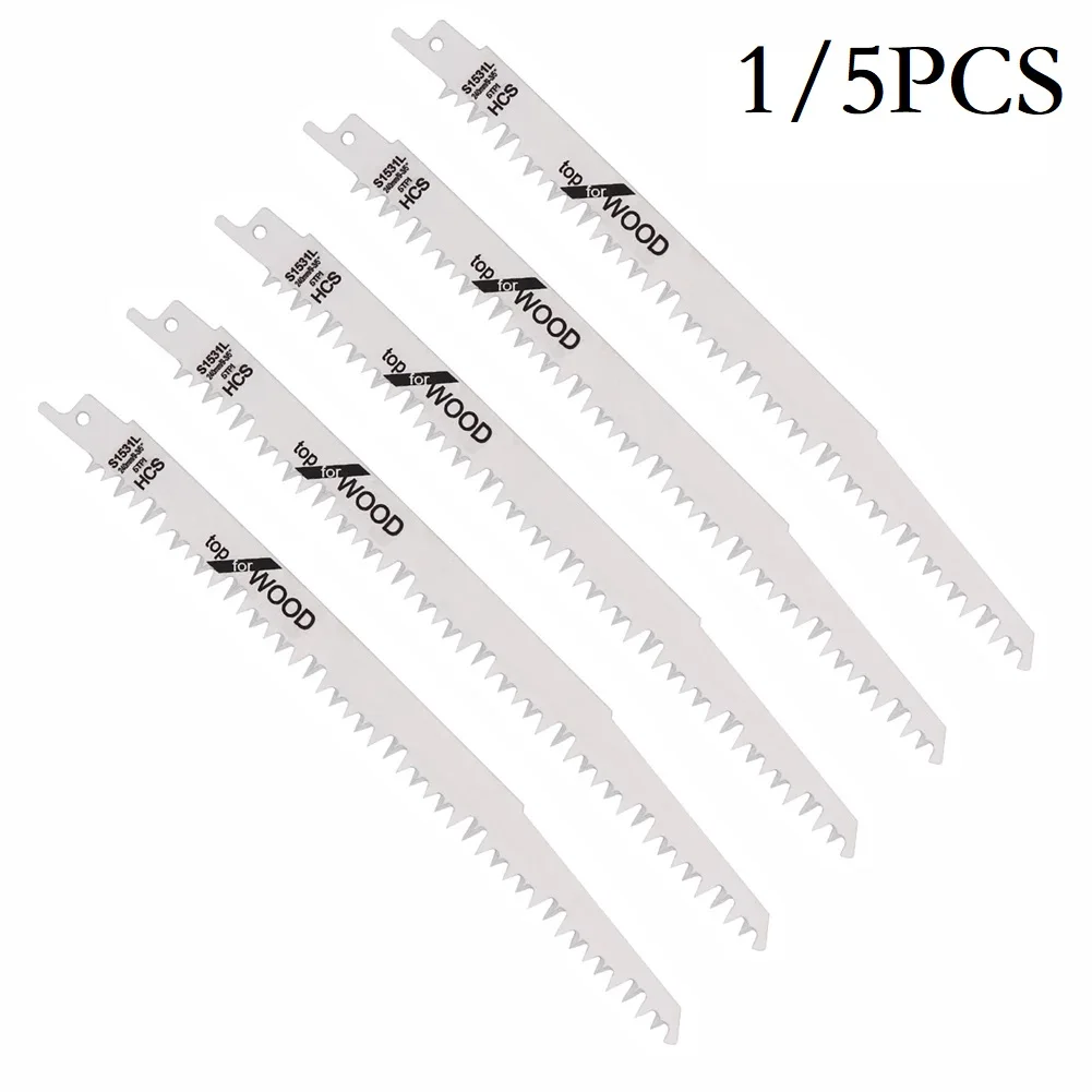 

Jig Blade Reciprocating Saw Blade For Plywood 1.2mm Thickness 240mm Length 5pcs BI-Metal Teeth For Fast Cutting Durable