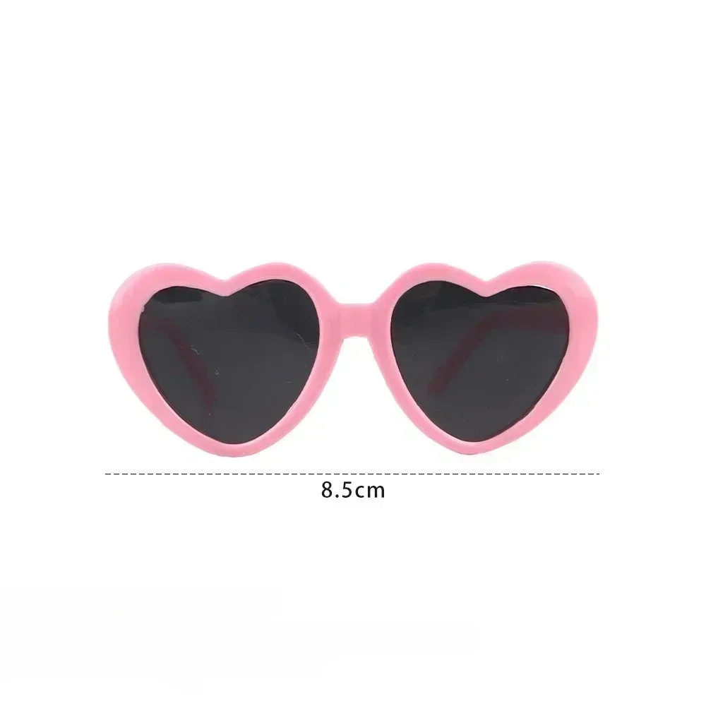 Neue Hundekopfschmuck-Brille, niedliches Haustier, Weihnachten, lustige Brille, herzförmige Katzen-Sonnenbrille, Haustier-Brille – Detail 4