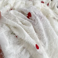 Robes d'été décontractées pour filles, brodées de cerises, avec bords festonnés, style princesse, vêtements pour enfants 6