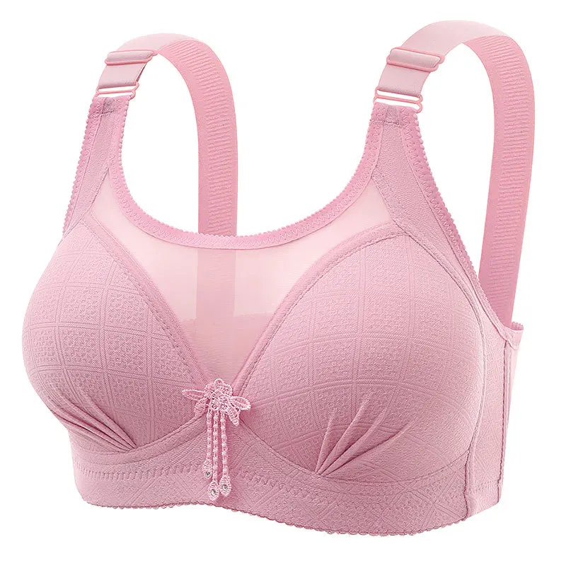 

BC Cup New Large Size No Steel Ring To Wipe The Breast Brassiere Thin Models Of Beauty Back Bras Mom Sexy Underwear Women