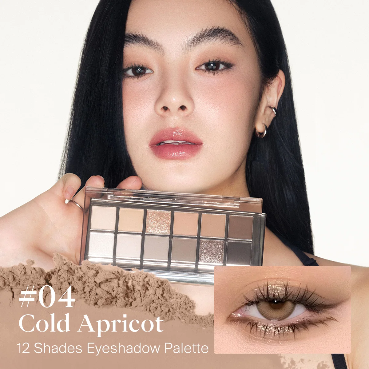 JOOCYEE 12 Shades Eyeshadow Palette eye shadow eye shadow plate