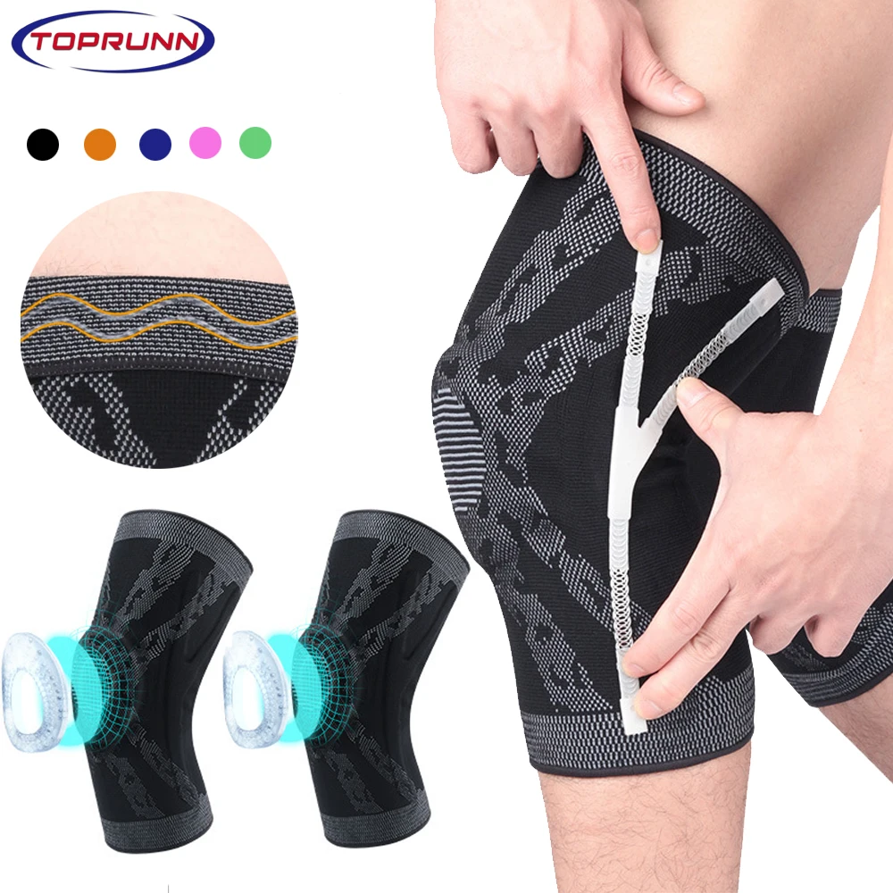 

1 PCS Boutique Knee Pad for Gym Crossfit Breathable Fabric Security Protection Running Knee Brace Support