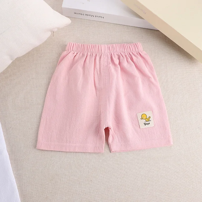 1-5 Years Kids Summer Shorts Boys Korean Style Cotton and Linen Short Pants Toddler Little Children Cute Shorts kids shorts