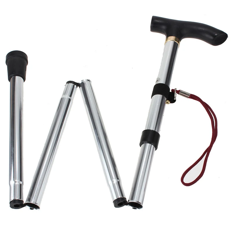 Adjustable Walking Poles For Elderly Adjustable Walking Poles Walking Sticks Mountaineering Staff Staff Tip Tungsten Steel Staff 5