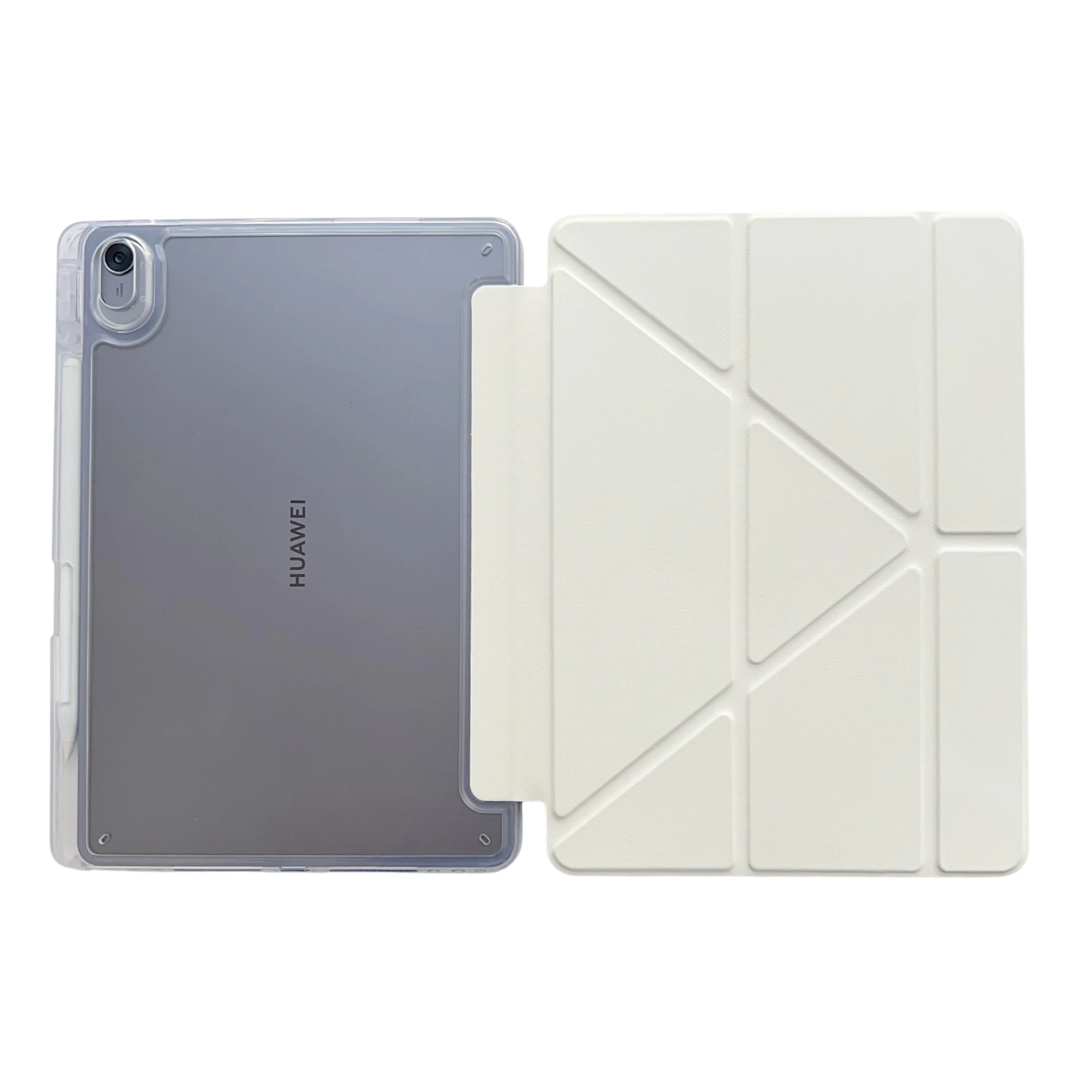 Auto Wake & Sleep Silicone Cover with Y-Fold Design and Charging Support