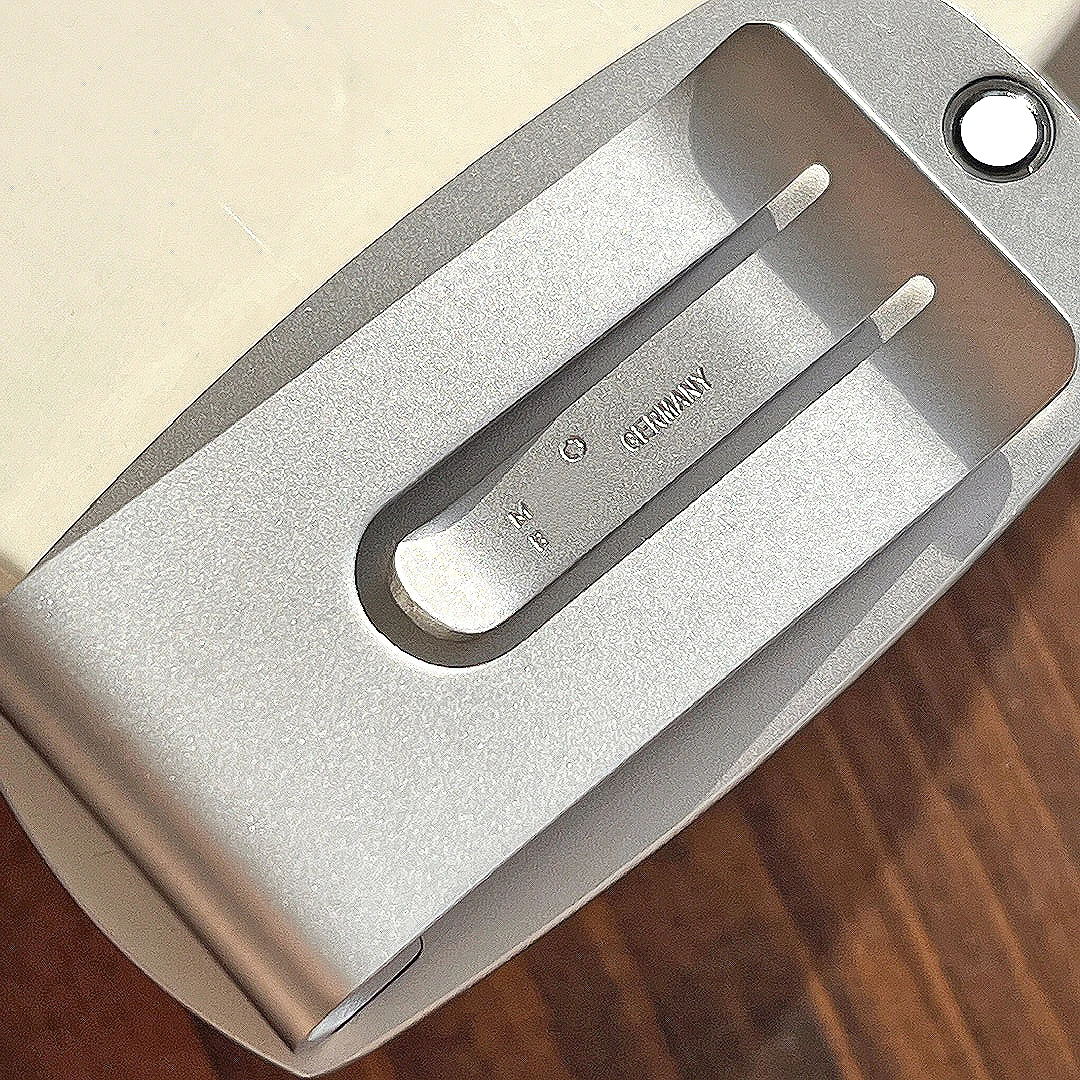 PJS MB 1:1 Money Clip 316 Stainless Steel Surface Engraved Luxury Six Pointed Star Rubber Pattern Design Change Folder