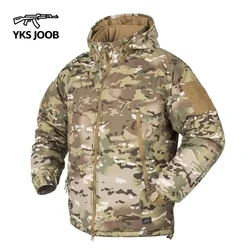 Winter Waterproof and Windproof Camouflage Men's Parka Stand Up Collar Multiple Pockets Zippered Warm Jacket Jaqueta Masculina