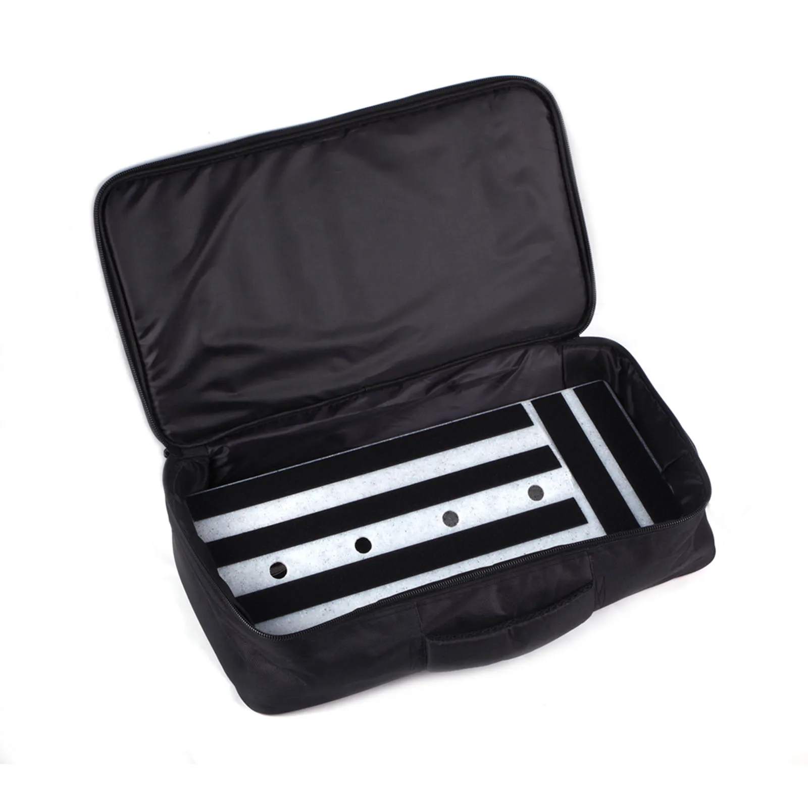 

Rockhouse Guitar Pedalboard Guitar Effect Pedal Board with Linking Tapes Zippered Carry Bag Large Guitar Effect Pedal Plate