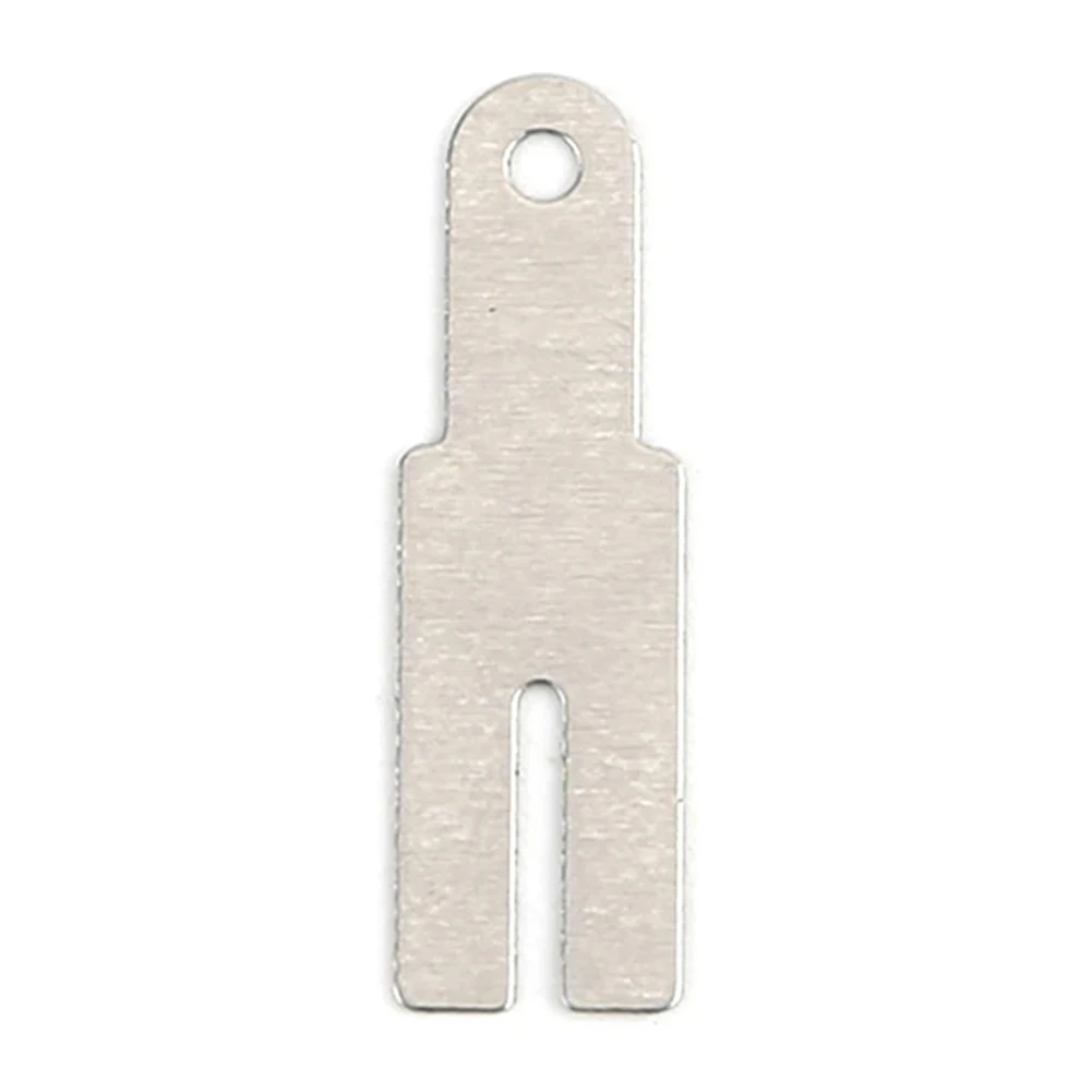 50pcs Y Shaped Nickel Sheets Nickel Strip Battery Connection Nickel Plated Steel Belt Strip Spot Welding Connector 20*5.7mm