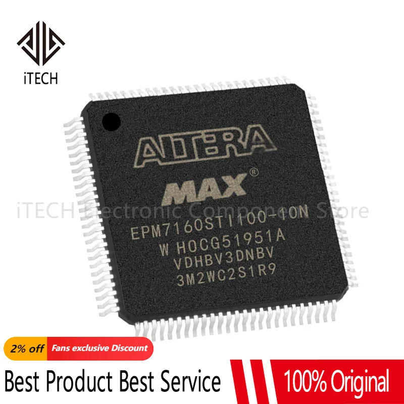 

1 шт. EPM7160STI100-10N EPM7160STI100 EPM7160 QFP100