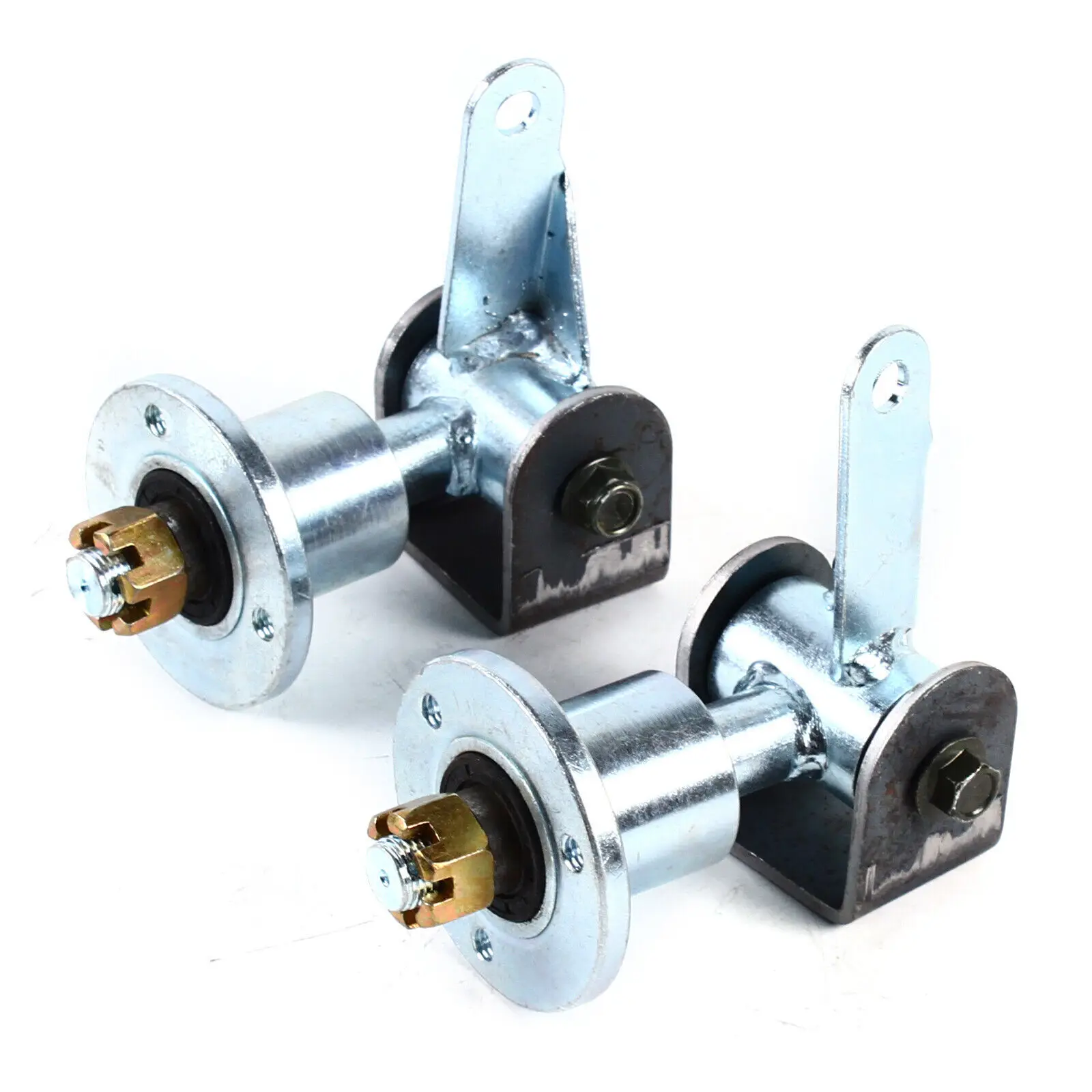 2-teilige Kart-Radspindeln aus Premium-Eisen, galvanisiert, Leistungssteigerung für verbesserte Stabilität, passend für Rennkarts & Strandautos – Detail 6