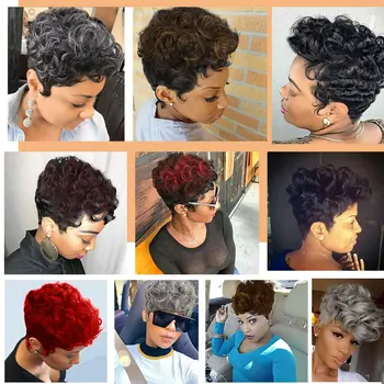 Short Pixie Wigs for Black Women Auburn Pixie Cut Wigs with Bangs Short Curly Wig for Black Women Natural Bowl Cut Wig Synthetic Short Pixie Wigs for Black Women Auburn Pixie Cut Wigs with Bangs Short Curly Wig for.jpg