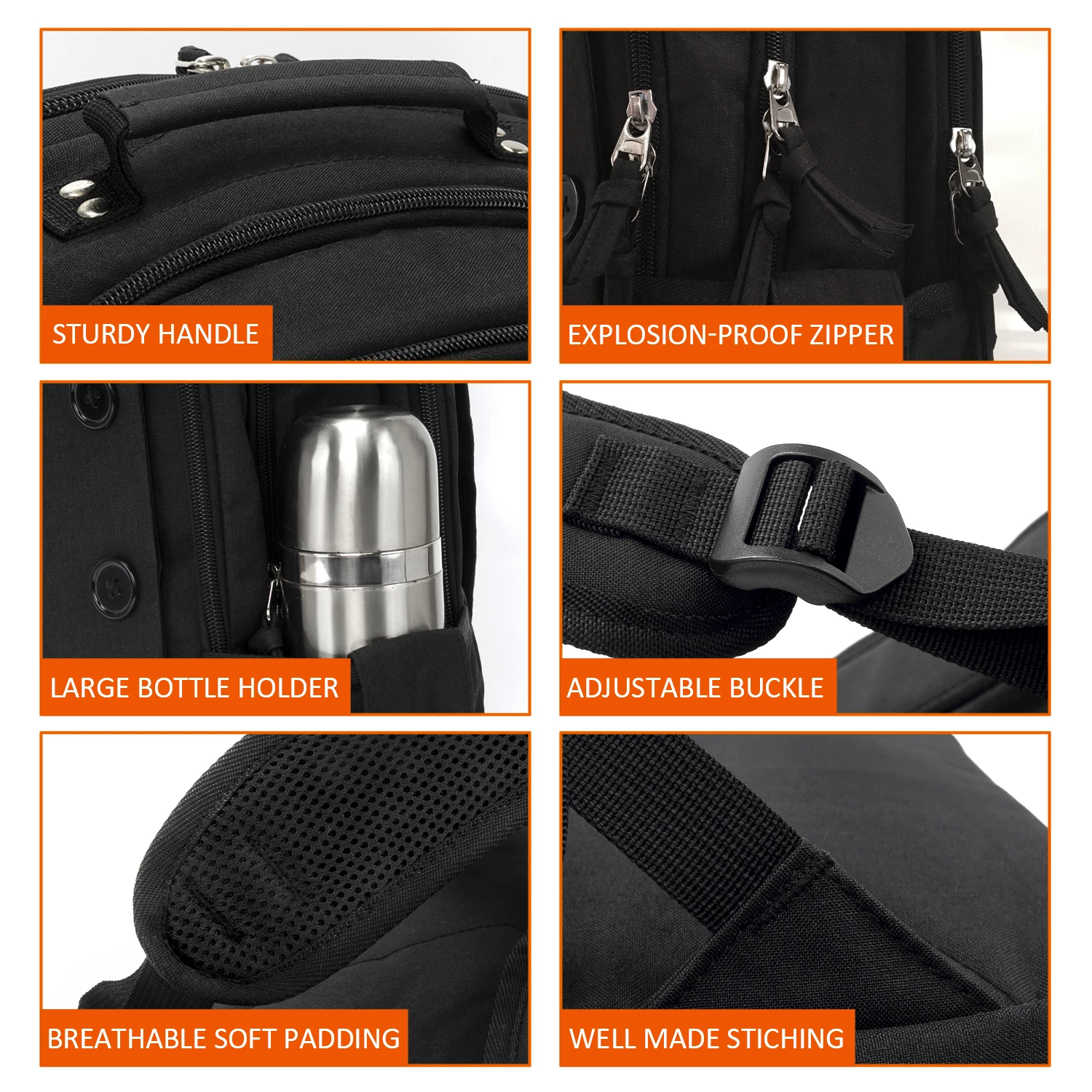 KINGSLONG Backpack computer bag large capacity business outdoor travel multifunctional backpack compatible with various scenario