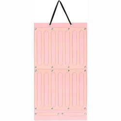 Large Capacity Hair Bow and Headband Organizer - Wall Hanging Storage and Decor (Pink)