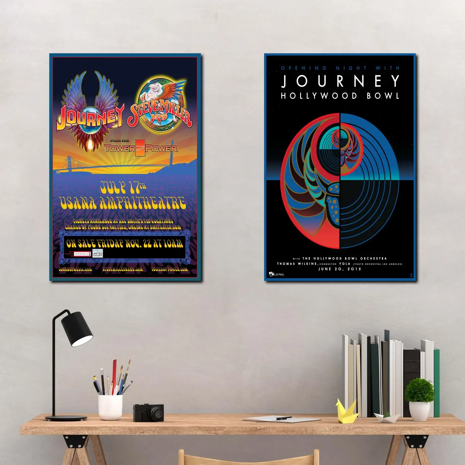 

Journey Band Canvas Art Poster and Wall Art Picture Print Modern Family bedroom Decor Posters