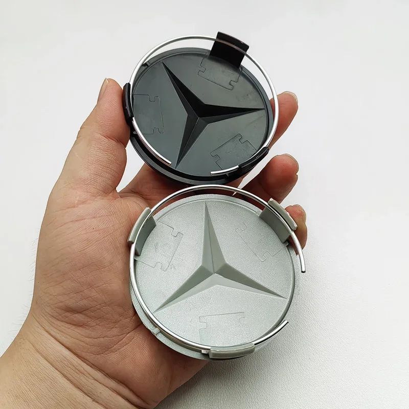 4pcs 75mm Car Wheel Center Caps Hub Caps For Mercedes Benz A B C E S GLA GLB GLC GLE GLK CLS R W205 W253 W177 W213 Accessories