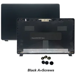 Sleek Gray 15.6'' Laptop Protective Back Cover Screen Shell (Black A Cover)