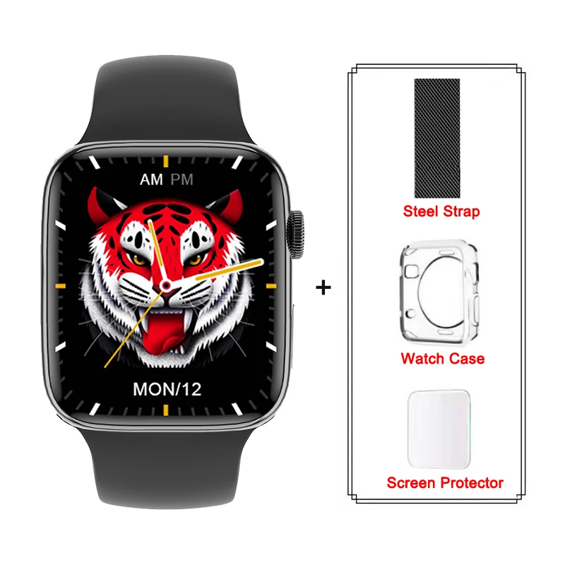 2022 New 1.9 Inch DT7 Max DT NO.1 7 Smart Watch 7 GPS Track NFC Bluetooth Call Wireless Charging Smartwatch PK IWO W27 W37 Pro 