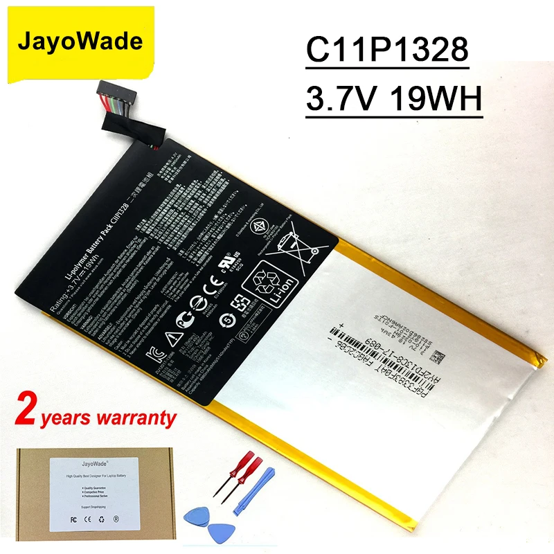 

Новый аккумулятор JayoWade C11P1328 для ASUS Transformer PAD C11P1328 TF103C TF103CX TF103CG K010 K018 планшетный ПК 3,7 в 19WH C11P1328