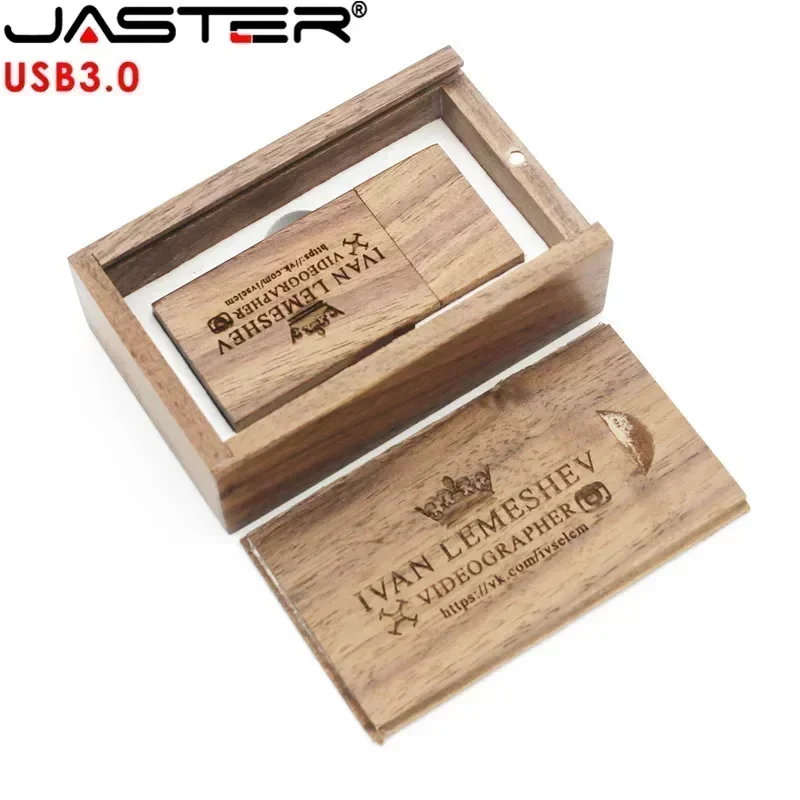 USB 3.0 Wooden Flash Drive Pendrive Memory Stick 4GB 8GB 16GB 32GB 64GB U Disk Wedding Gift JASTER usb flash drive flash drive
