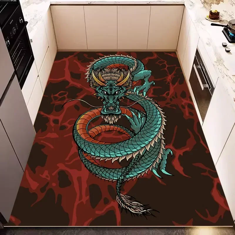 

Продвинутый кухонный напольный коврик, водостойкий коврик из ПВХ с защитой от загрязнений, маслостойкий, простой в уходе коврик, домашние кожаные коврики, Ковер, 러그 그