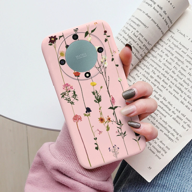 Charming Love Heart Daisy Flowers Silicone Soft Cute Cartoon Phone Case