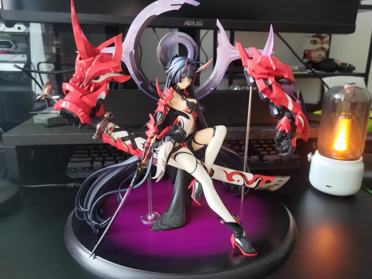 

1/8 Anime Honkai Impact 3 Mei·Herrscher Of Thunder 1/8 Figure Sinner'S Elegy Mihoyo Collectible Model Ornaments Decorative Gift