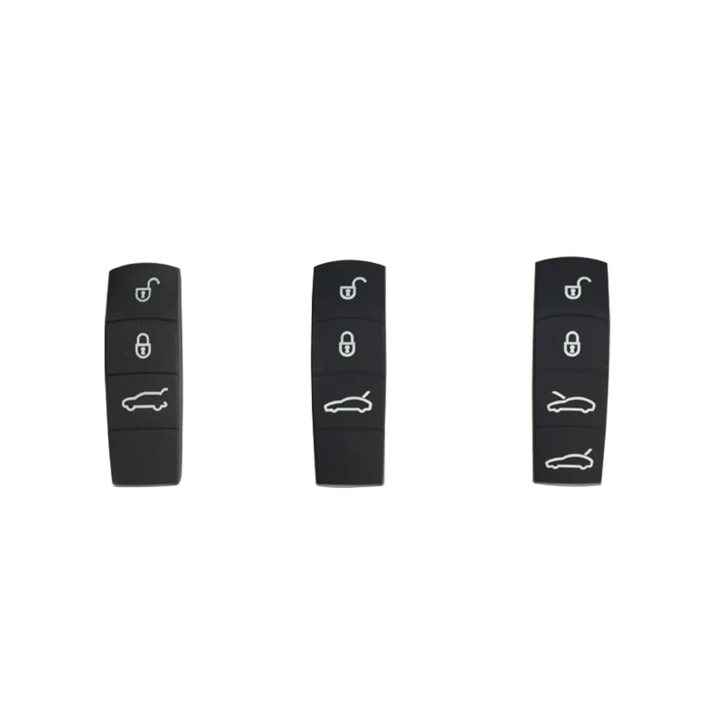 For Porsche Boxster Cayenne Cayman Macan Panamera 911 Car Remote Key Button Replacement Silicone Key Button Pad