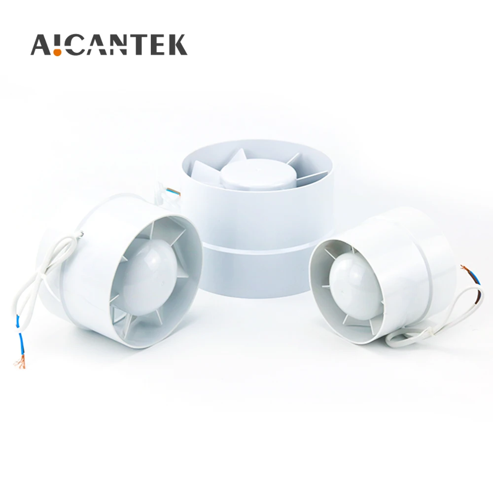 Ventilation Fan 100/125/150mm 220V Round Ceiling Window Exhaust Fan 4/5/6 inch Ventilator Air Vent Duct Fan For Bathroom Kitchen Washroom