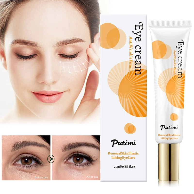 Remove Dark Circle Eye Cream Anti Wrinkle For Eye Skin Lifting Firming Anti-Aging Anti Puffiness Moisturizing Nourishing 20ml v7 nourishing cream moisturizing