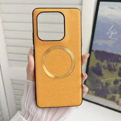 Premium Business Magnetic Phone Case with Enhanced Protection and Sleek Design - Moto G57 Power (YELLOW)