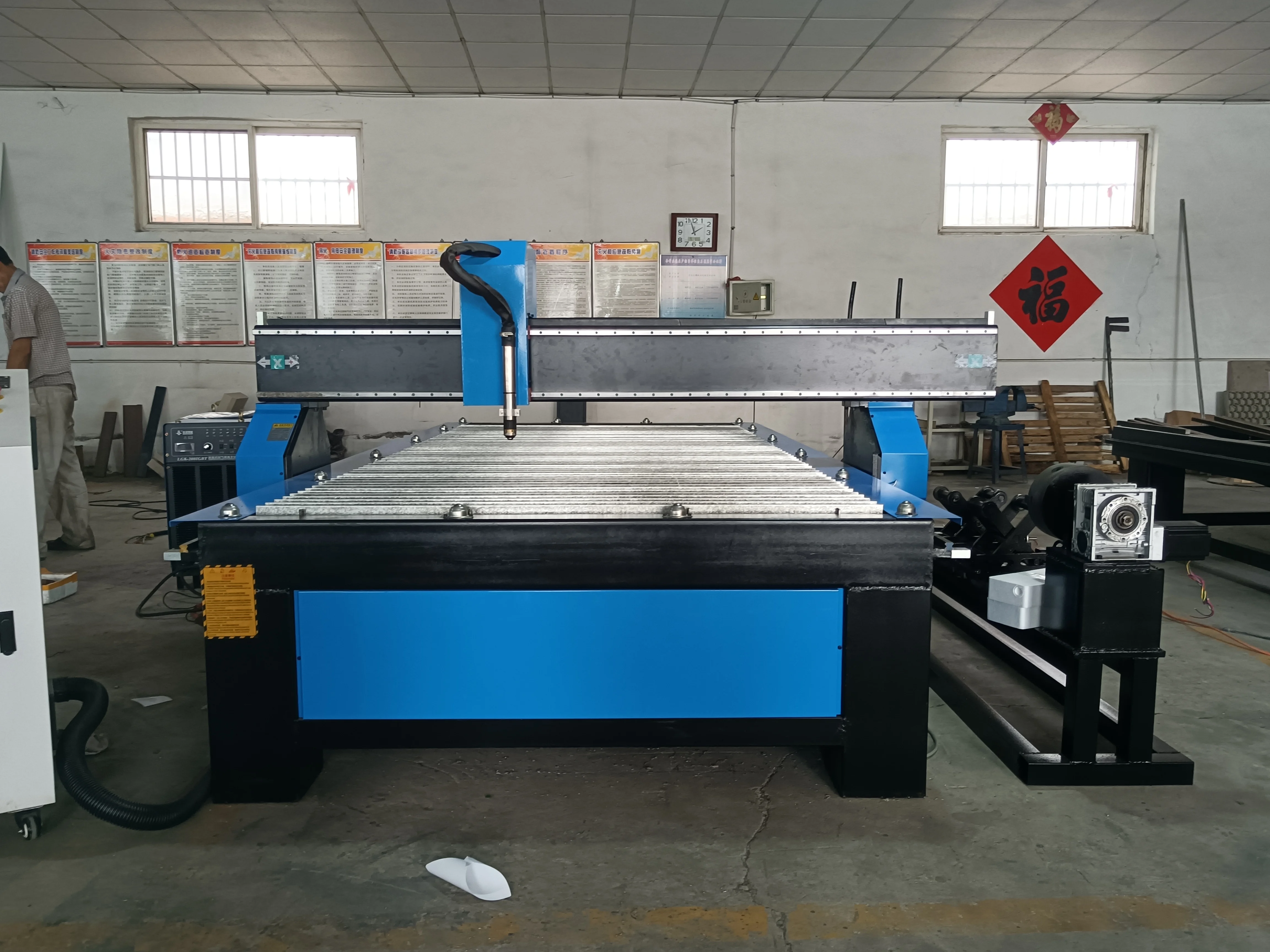 Best Price China Plasma Cutting CNC With Drilling Tools 20mm Plasma Metal Cutting Machine Price 1530 Plasma Cutter Table 5