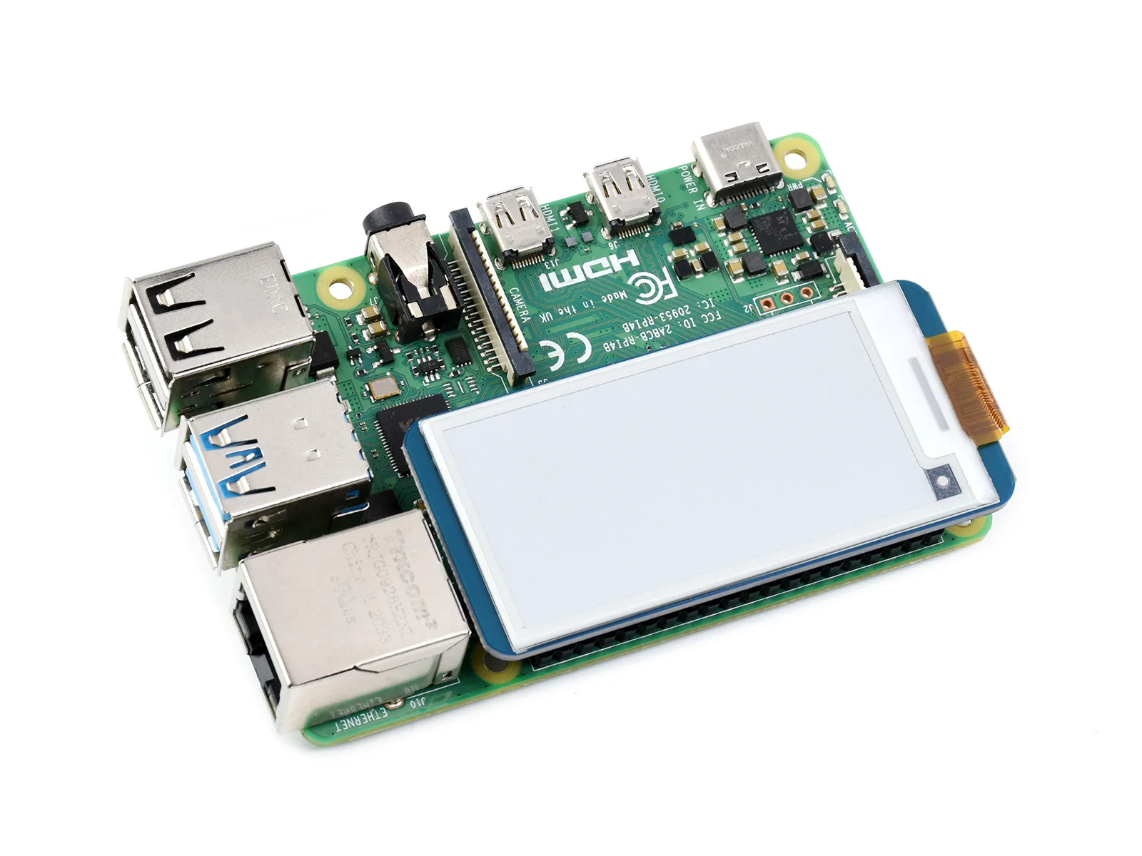 Waveshare 2.13inch E-Ink display HAT for Raspberry Pi 250x122 SPI interface Low Power Consumption