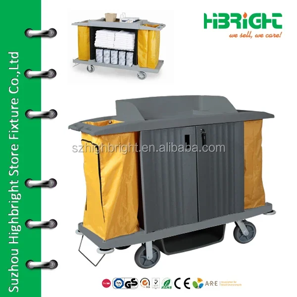 multifunction janitor's cleaning trolley