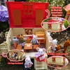 Forest Family Playhouse Carriage Luxury Villa Girl Simulation Playhouse Sweet Family Toy Wing Room Birthday Gift 2