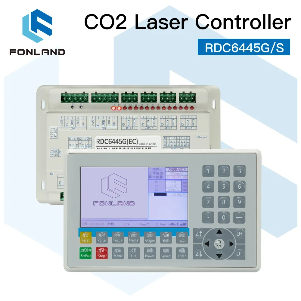 FONLAND Ruida 컨트롤러, CO2 레이저 조각 절단기 업그레이드, RDC6445, RDC6445G, RDC6445S, RDC6442, RDC6442G