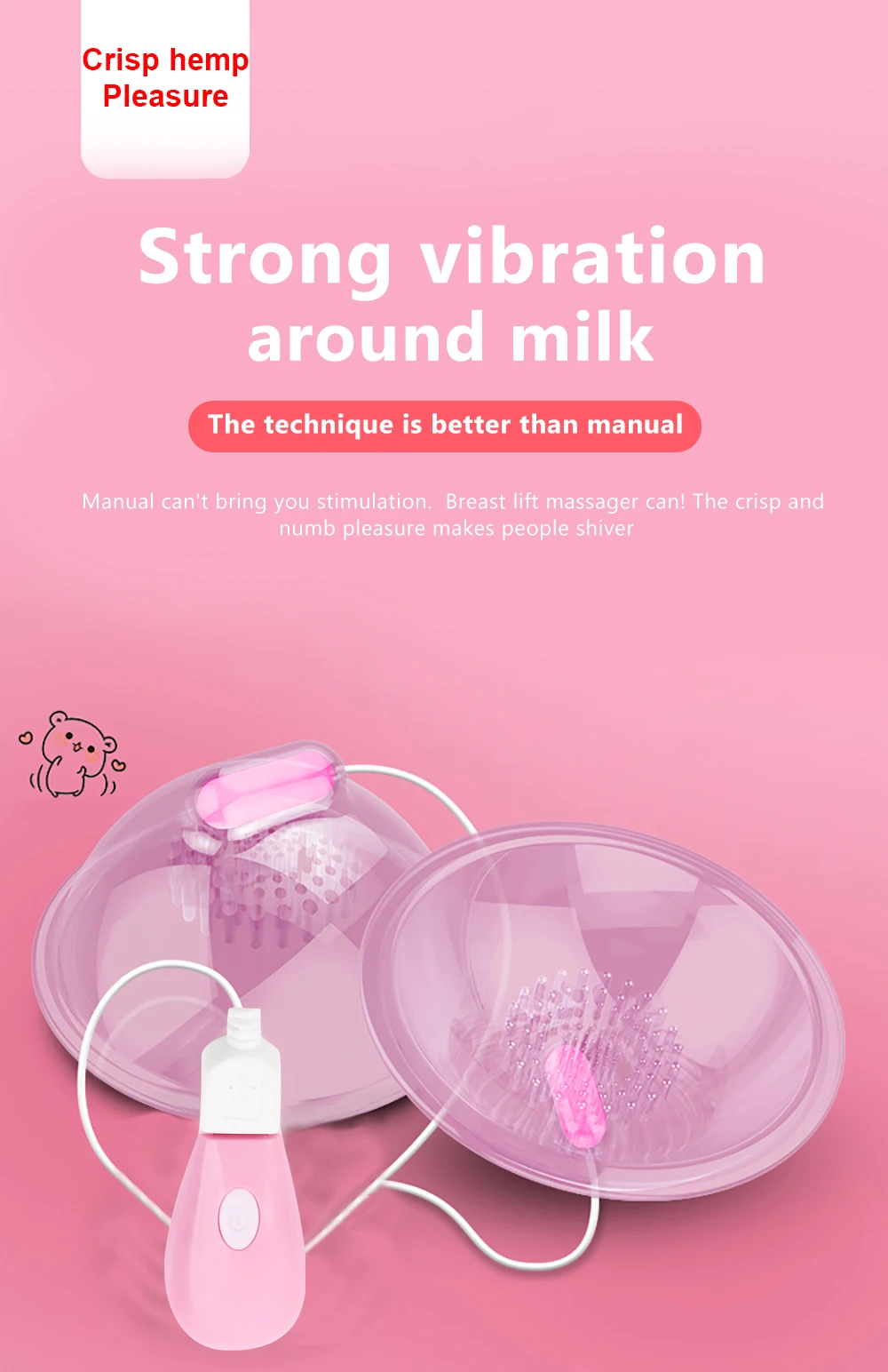 Breast Enlargement Stimulation Nipple Vagina Clitoris Sucker For Women Clit Vibrator Vacuum Pump Cover Adult Masturbator Sex Toy
