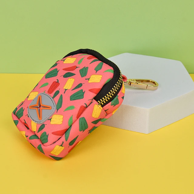 1 Pcs Valentine's Day and New Year's gift For Dog High Quality Designer Cute Pattern Gold Metal Hardward Dog Poop Bag Holder 3