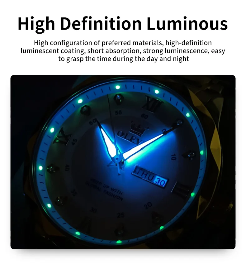 Orologio OLEVS versatilità