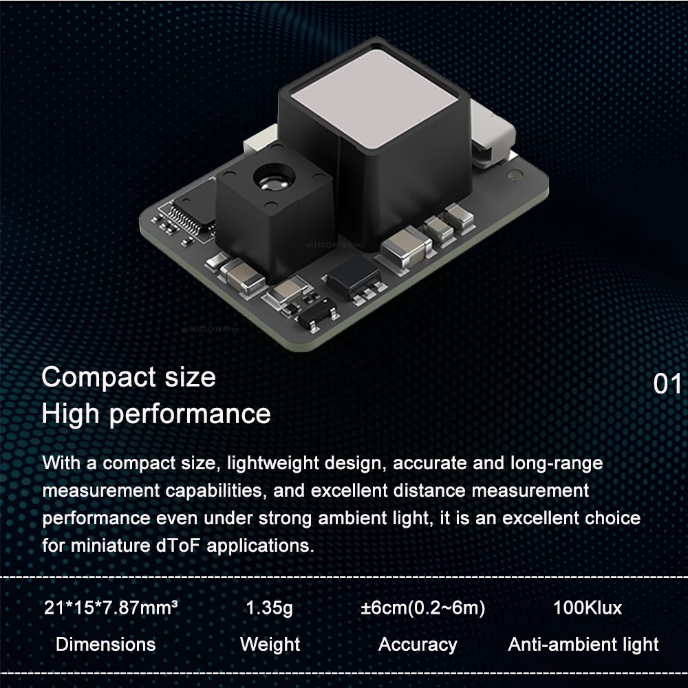Benewake TFS20-L Miniaturized Single-Point LiDAR Module 20M Detection Range UART