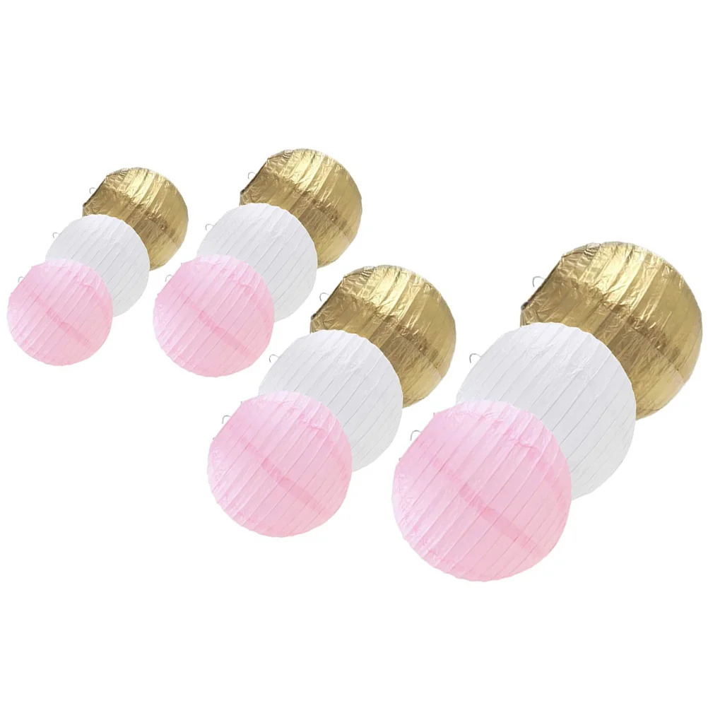 

Круглая Водонепроницаемая розовая декоративная Подвесная лампа, нейлоновый розовый декоративный светильник для свадьбы, дня рождения, праздника