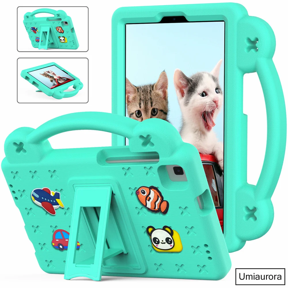 Kids EVA Shockproof Tablet Case with Stand - Durable Protective Cover
