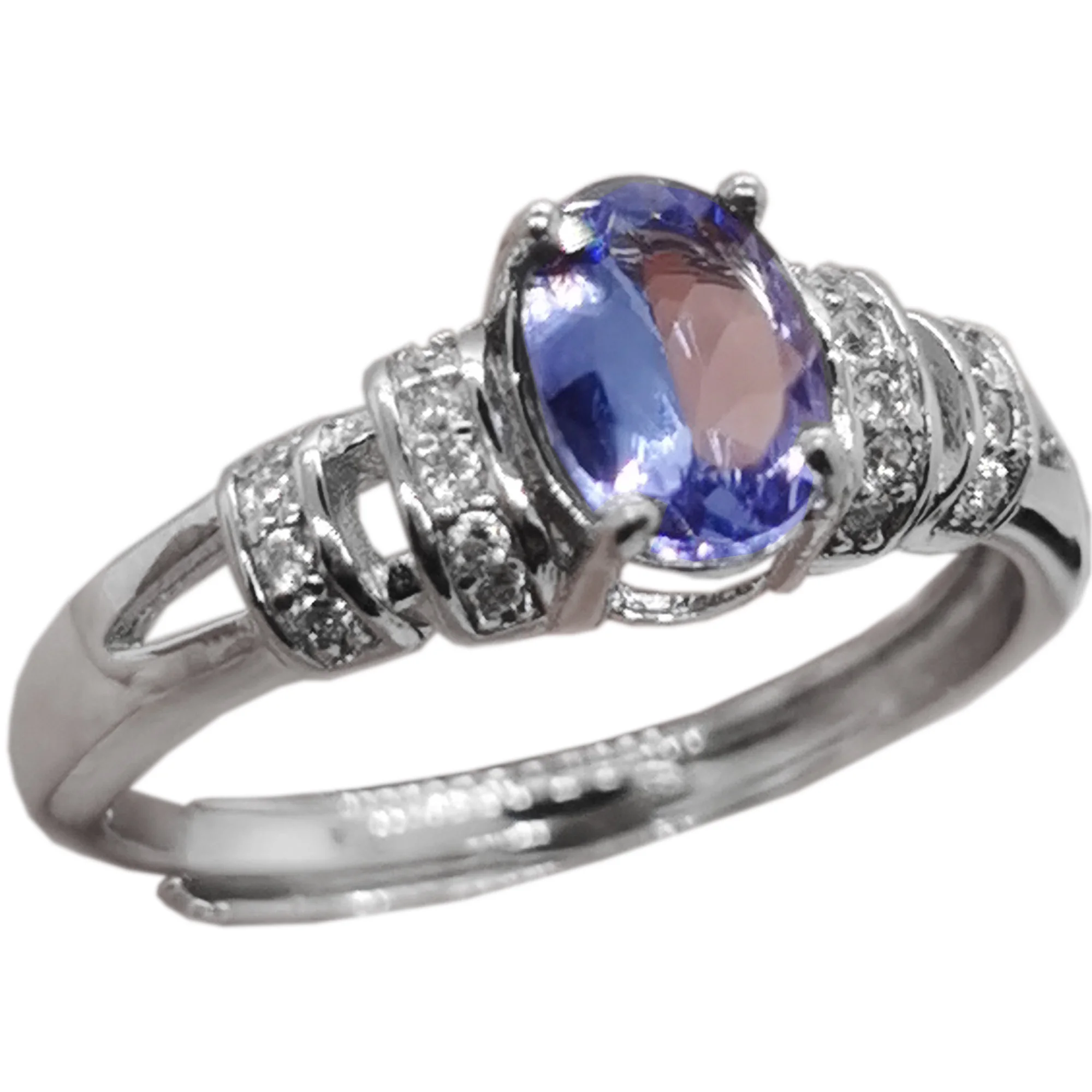 100-natural-07ct-tanzanite-ring-for-engagement-5mm-7mm-18k-gold-plating-925-silver-vvs-grade-tanzanite-silver-ring