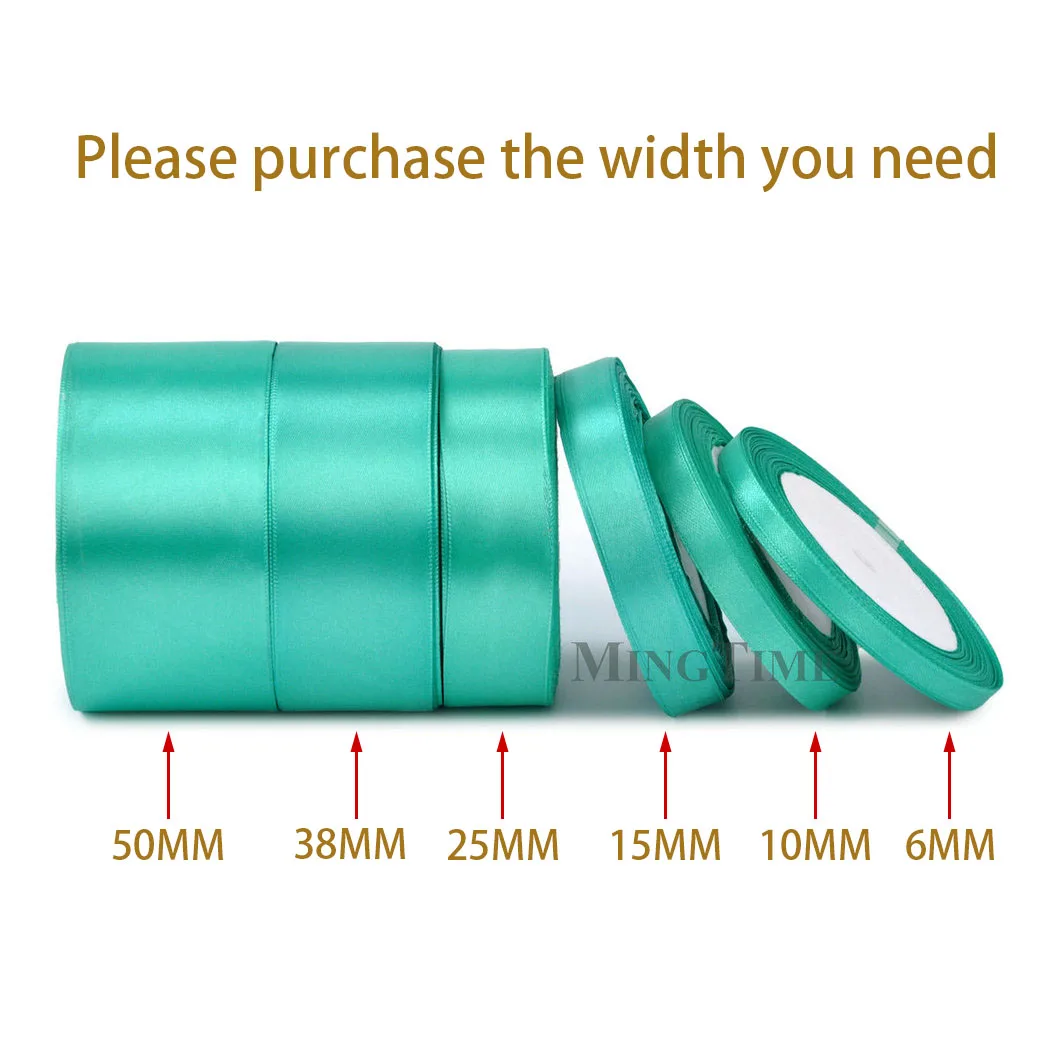 thumbnail image 1 of Cinta de raso de 22 metros (6 mm, 10 mm, 15 mm, 25 mm, 38 mm y 50 mm), ideal para fajas, regalos, lazos, manualidades, decoración de bodas y fiestas., 1 of 5