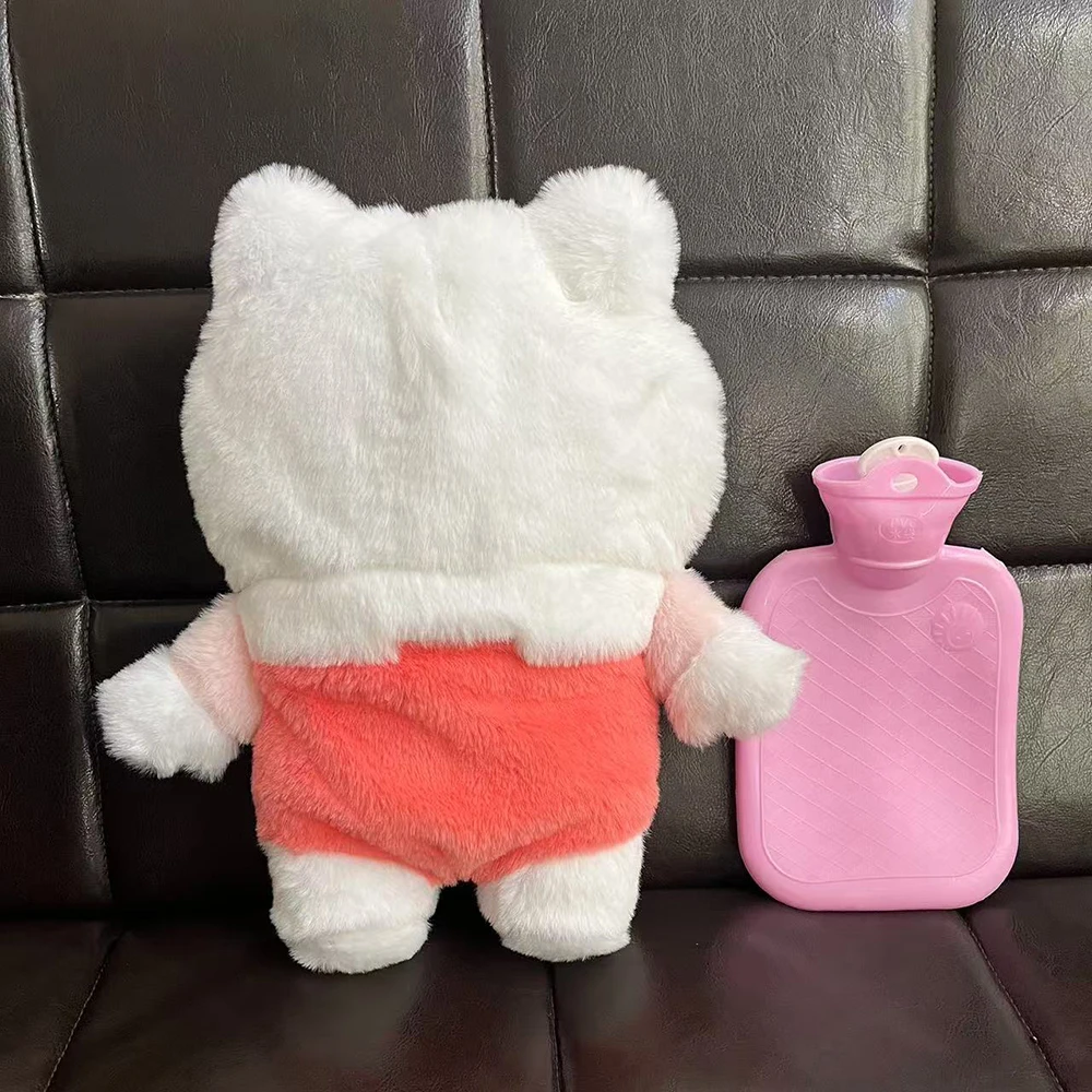 Hello Kittys Cute Plush Toys Hug Pillow Hot-Water Bag Warm Hands And Feet In Winter Cute Doll Christmas Gift For Girls Household 2