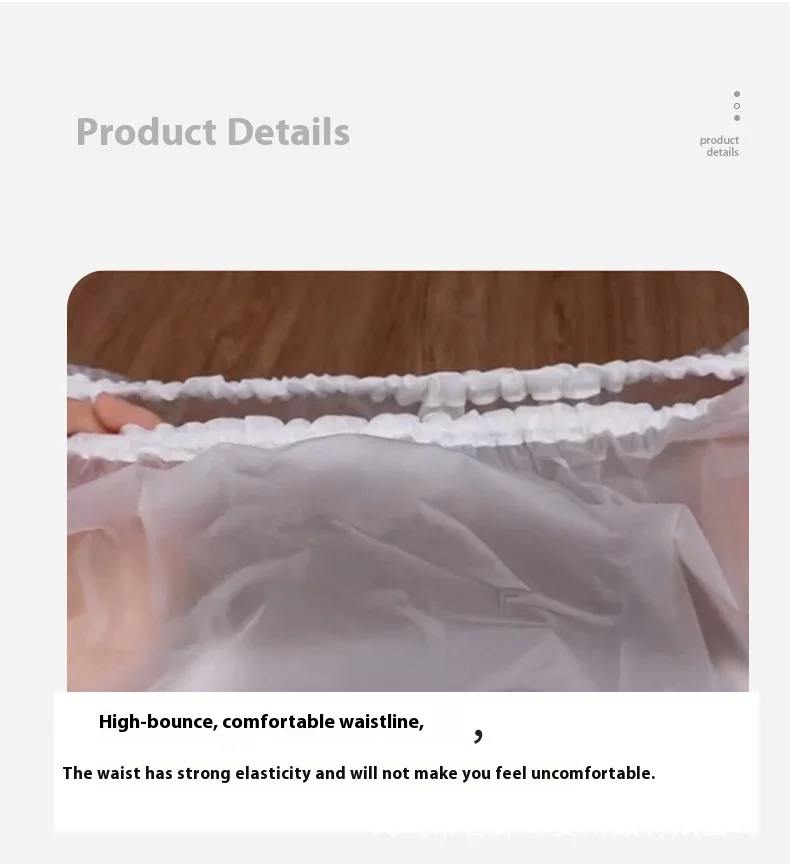 TPU Waterproof Incontinence Underwear for Elderly Leak-Proof Plastic Pants Adult Diaper Cover Anti-Leak Protective Briefs