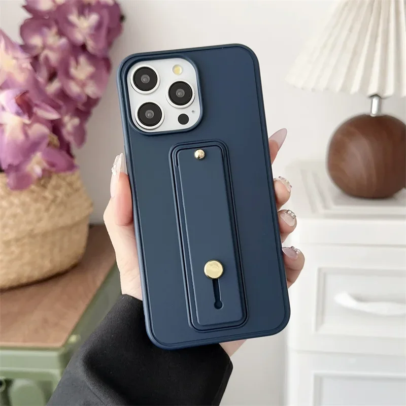Vibrant Phone Case with Wrist Strap and Shockproof Bumper