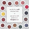 Monochrome Fashion Shimmer Glitter EyeShadow Makeup Pigment Pearlescent Brightening High Light Powder Eyeshadow Lasting Cosmetic 6