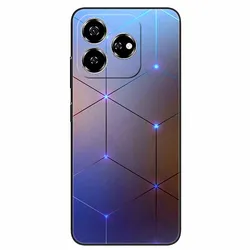 Stylish Black TPU Soft Silicone Phone Cover with Artistic Design for ZTE Blade V60 (1)